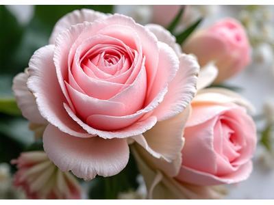 バラやジャスミンなど華やかな花のイメージ